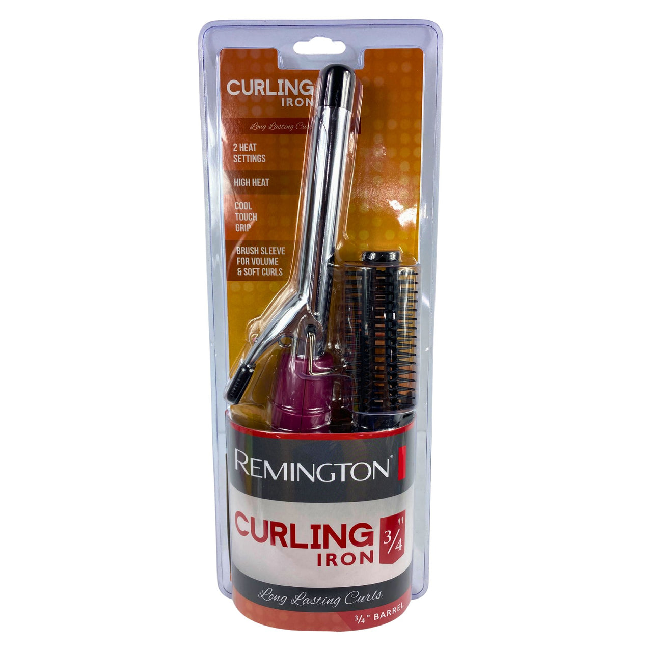Remington Curling Iron 3/4" Barrel 2 Heat Settings 