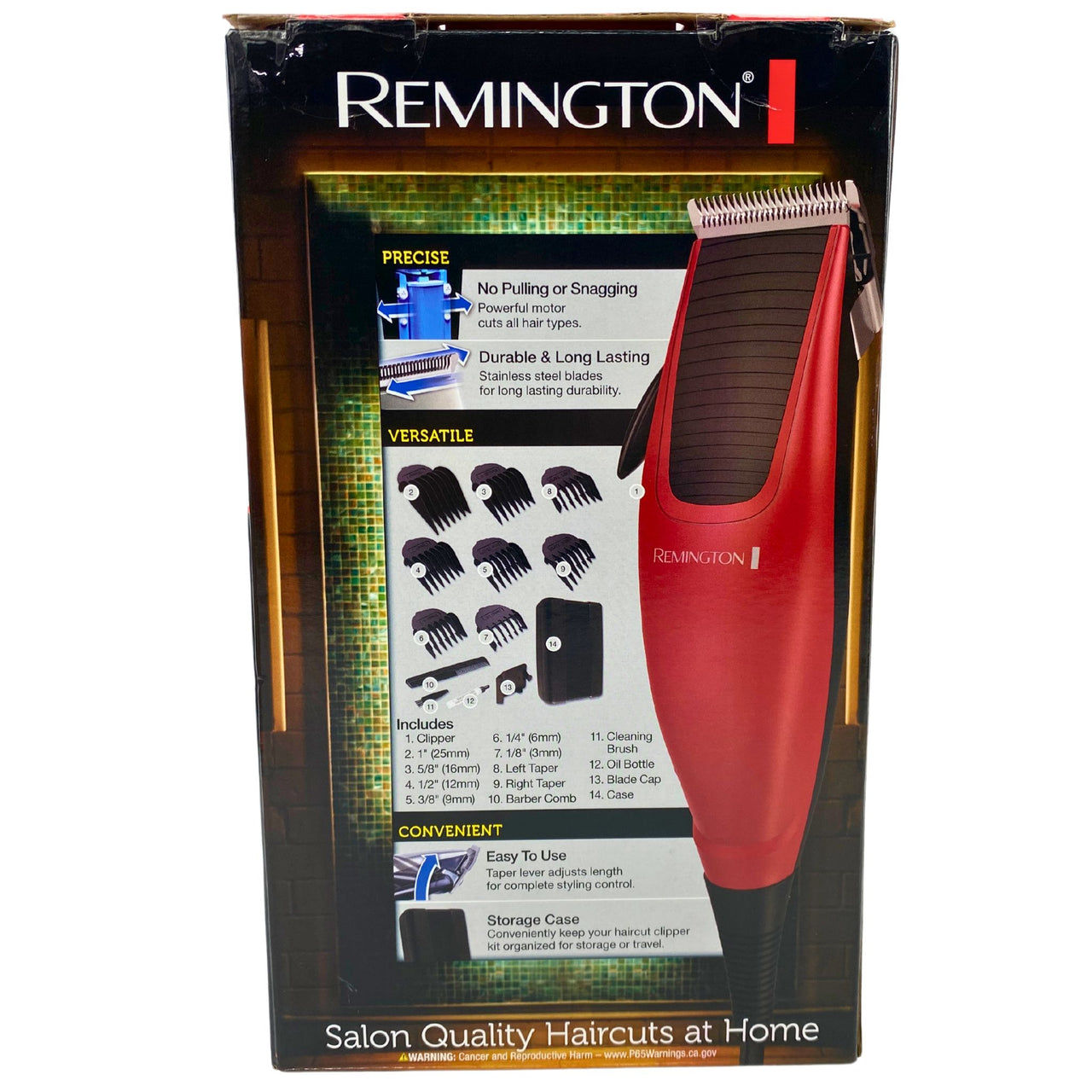 Remington Home Stylist Haircut Kit 14 piece Kit