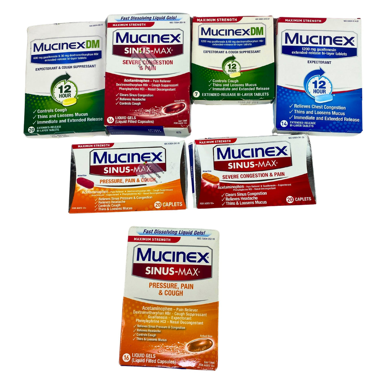 Mucinex Tablets & Capsules Assorted Mix