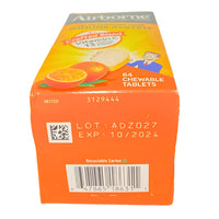 Thumbnail for Airborne Vitamin C 13 Vitamins , Minerals & Herbs Chewable Citrus Tablets 