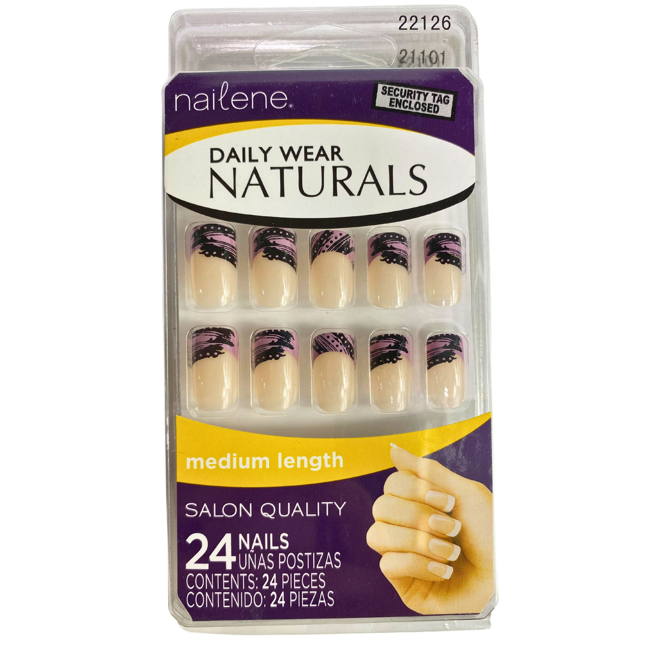 Nailene Daily Wear Naturals Salon Quality 24 Nails
