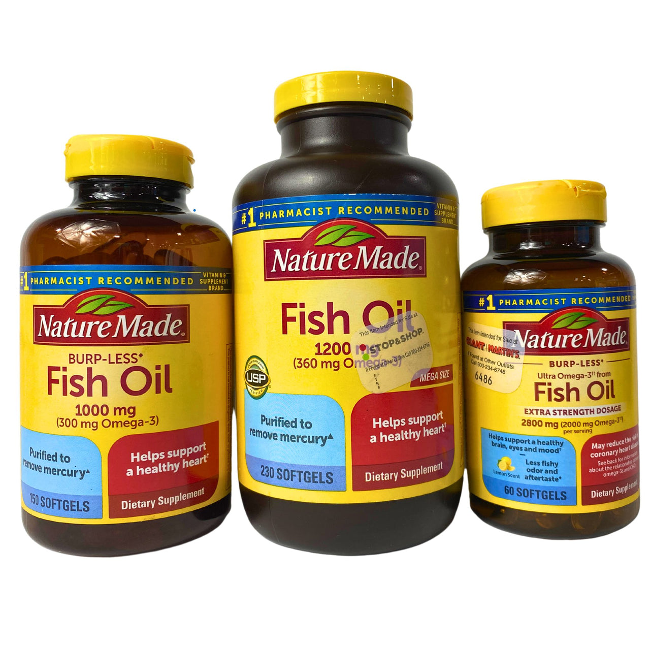 Fish Oil Nature Made Dietary Capsules