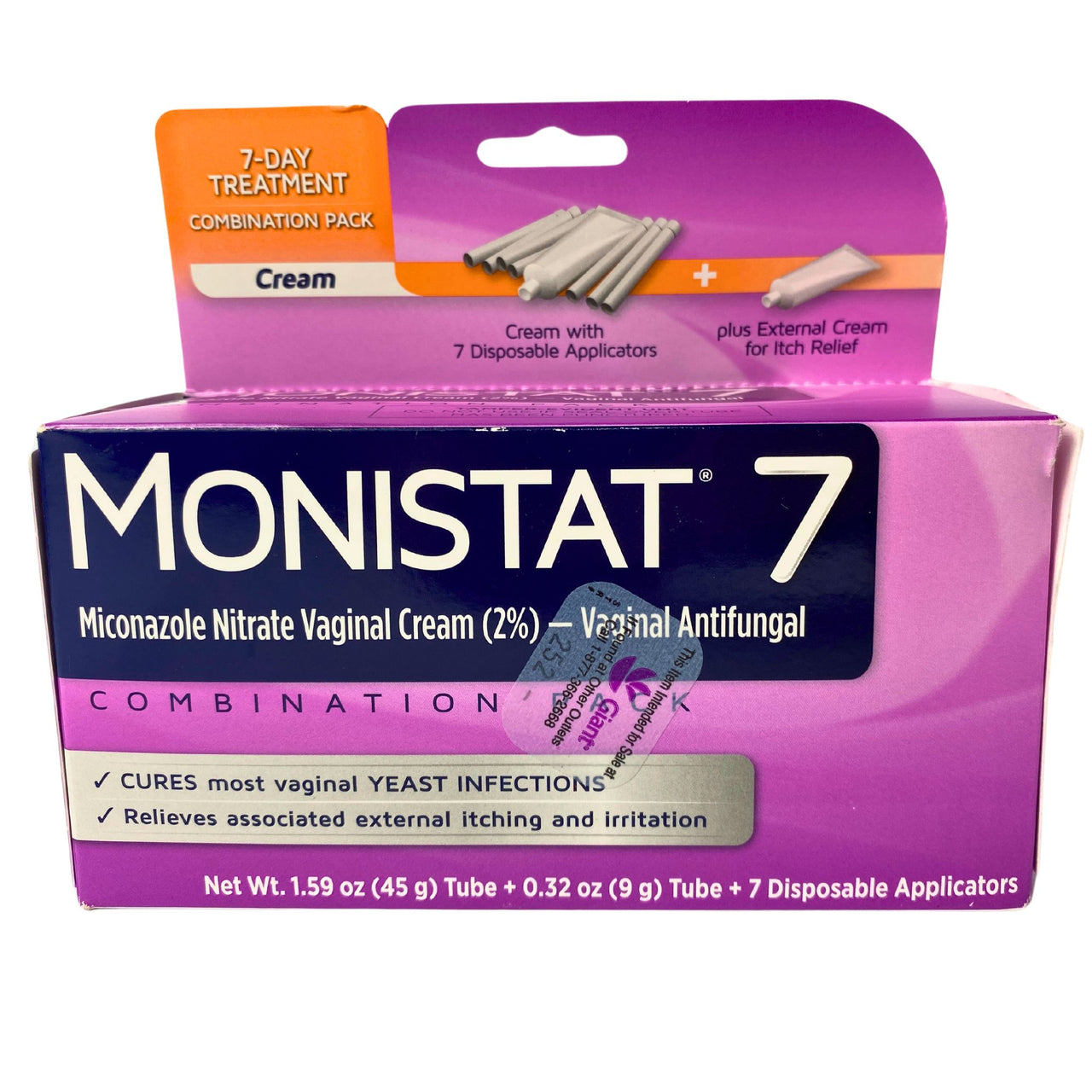 Monistat 7 Combination Pack Cream | Discount wholesalers inc – Discount ...