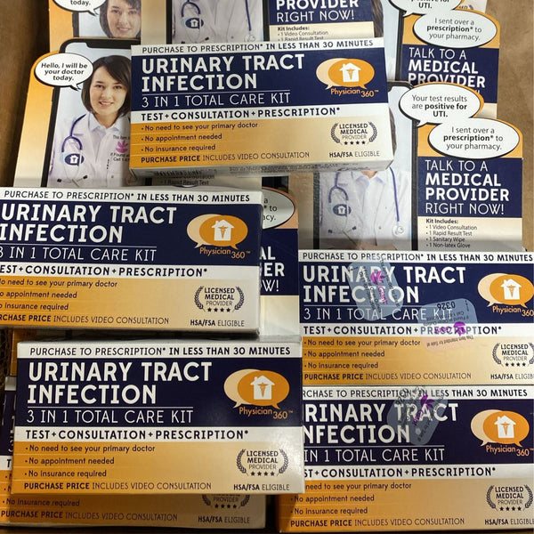 Physician 360 Urinary Tract Infection 3 in 1 Total Care Kit