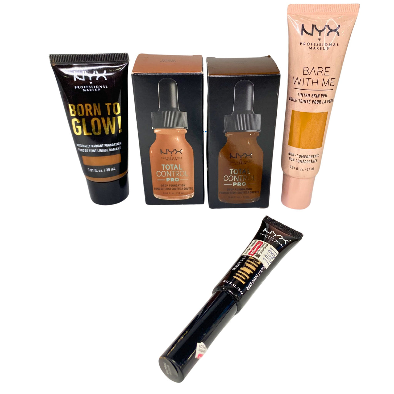 NYX Assorted Foundations & Shadow + Liner Primer 