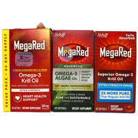 Thumbnail for MegaRed Mix includes Omega 3 Algae Oil & Krill Oil 