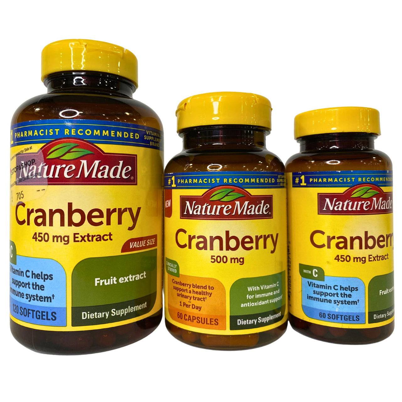 Cranberry Mix with Vitamin C Helps Support