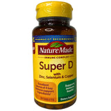 Super D with Zinc , Selenium & Copper Supports Immune Health 70 Tablets