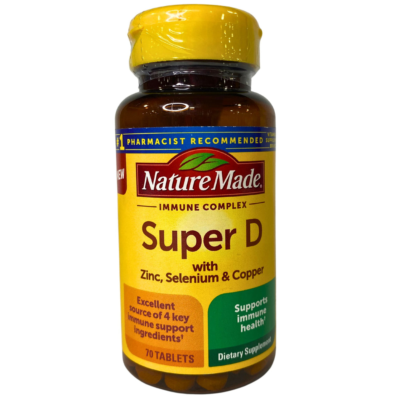 Super D with Zinc , Selenium & Copper Supports Immune Health 70 Tablets