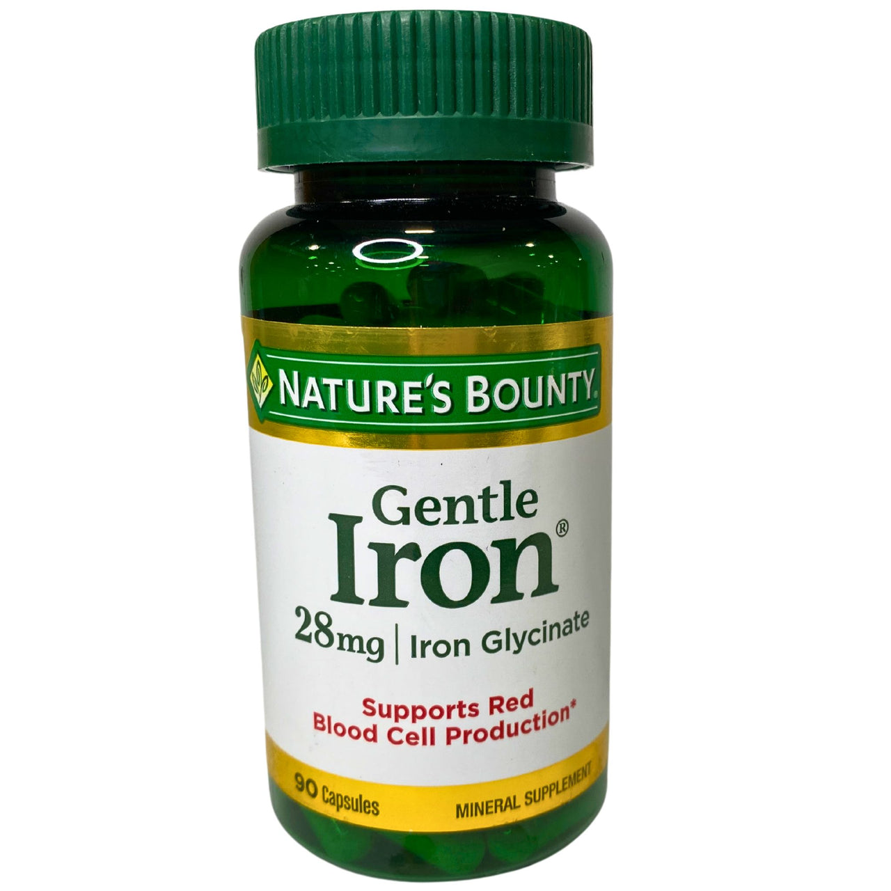 Gentle Iron 28mg Iron Glycinate Supports Red Blood Cell Production 