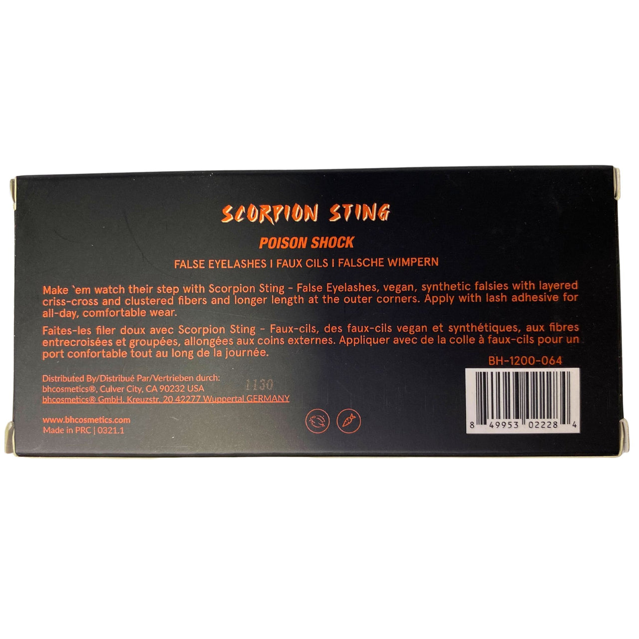 BH Cosmetics Scorpion Sting False Eyelashes (40 Pcs Lot)