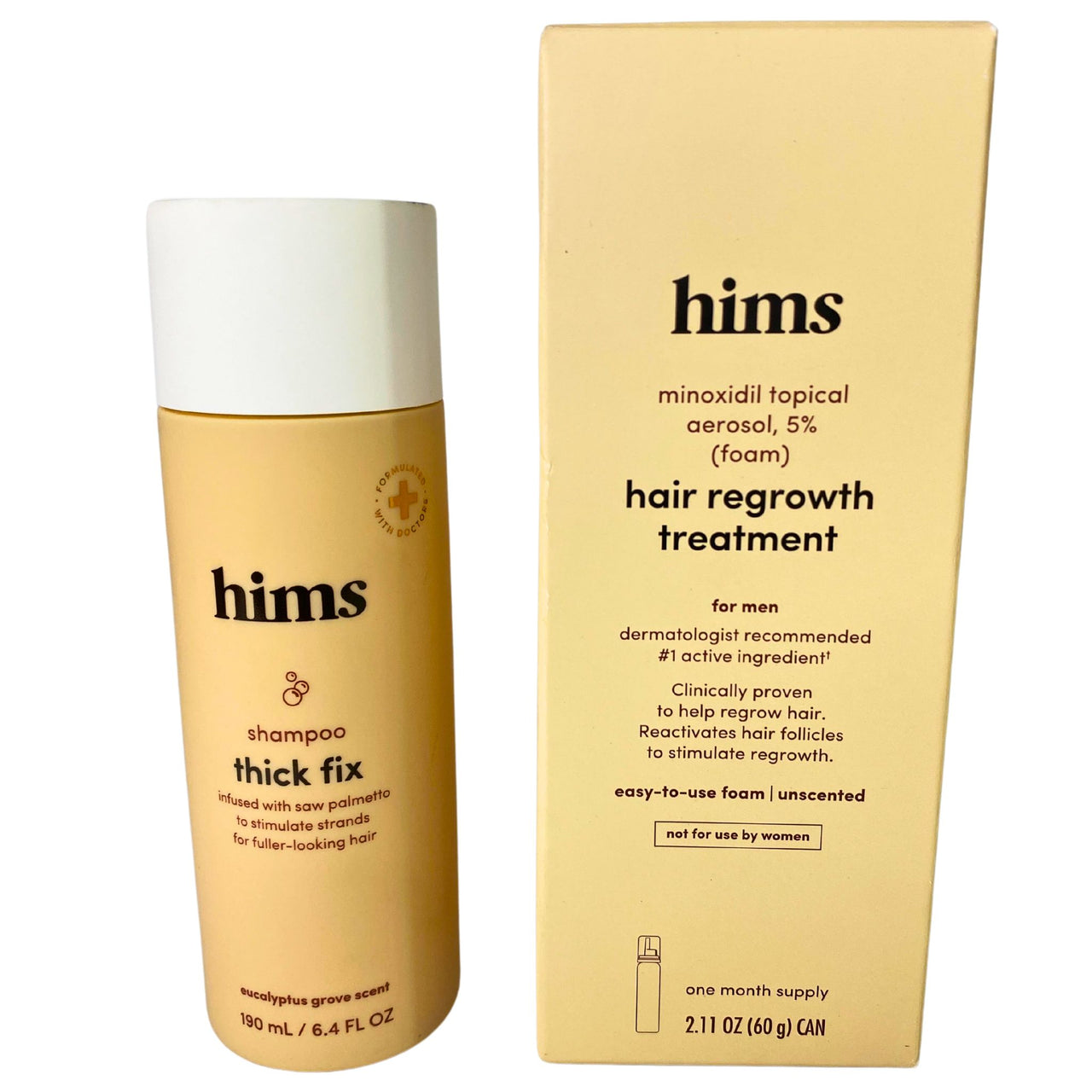 Hims Hair Regrowth Treatment & Shampoo Thick Fix