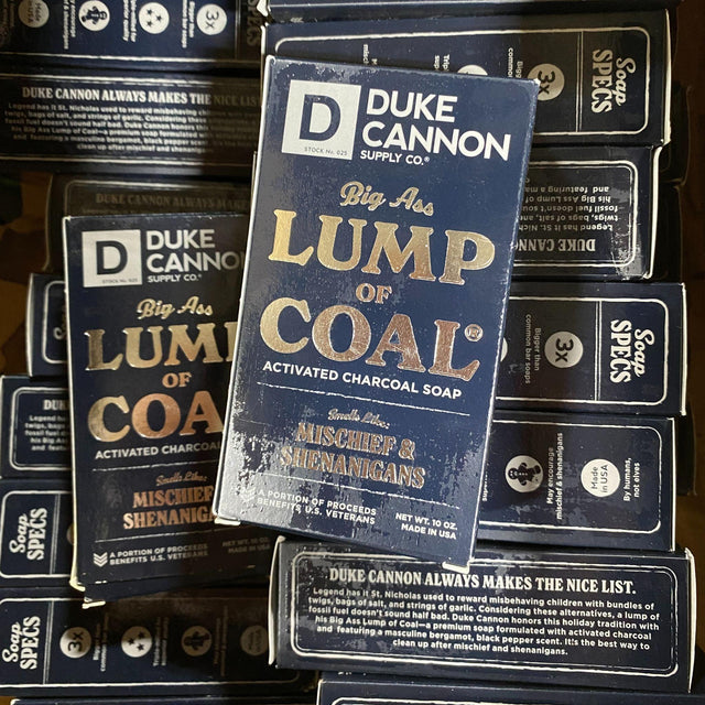 Duke Cannon Big A** Lump Of Coal Activated Charcoal Soap 