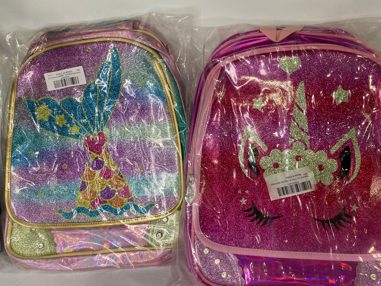 Glitter Girl Backpacks Assorted Mix (50 Pcs Lot)