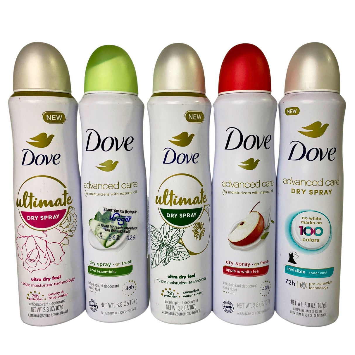 Dove Spray Deodorant 3.8OZ Assorted Mix Assorted Scents