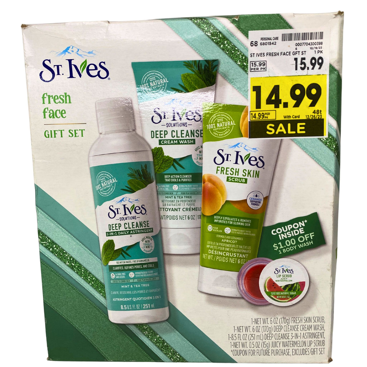 St Ives Fresh Face & Shower me with Love Gift Sets + Harrys Shave Set Assorted Mix