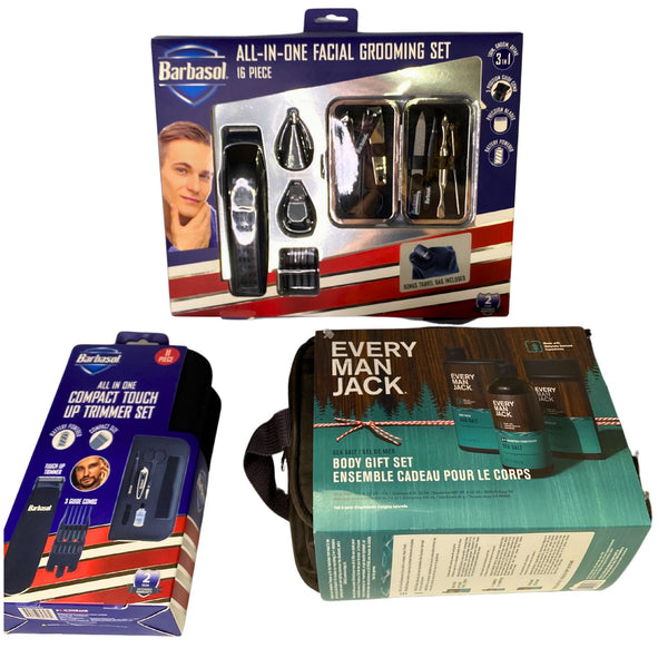 Barbasol & Every Man Jack Mix Includes Body Gift Set , Grooming & Trimming Set