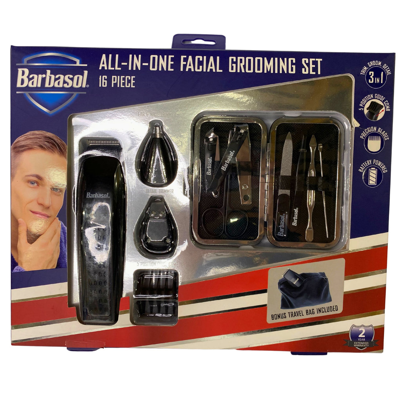 Barbasol & Every Man Jack Mix Includes Body Gift Set , Grooming & Trimming Set