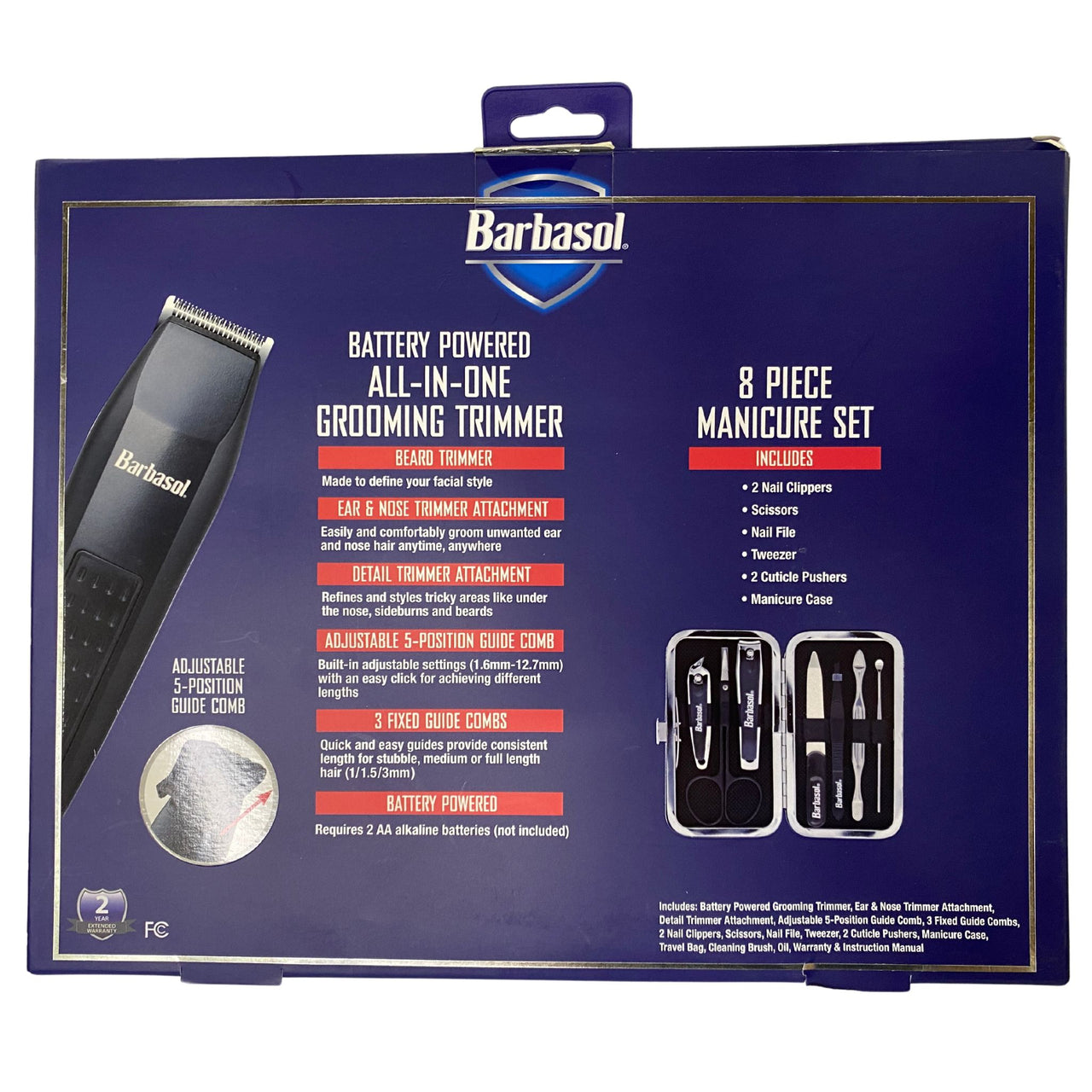 Barbasol & Every Man Jack Mix Includes Body Gift Set , Grooming & Trimming Set