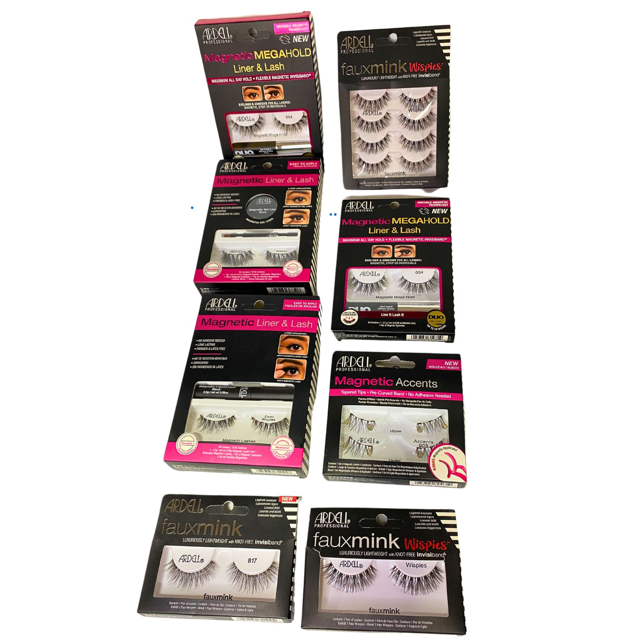 Ardell Lashes Mix includes Magnetic Lashes & Adhesive Lashes