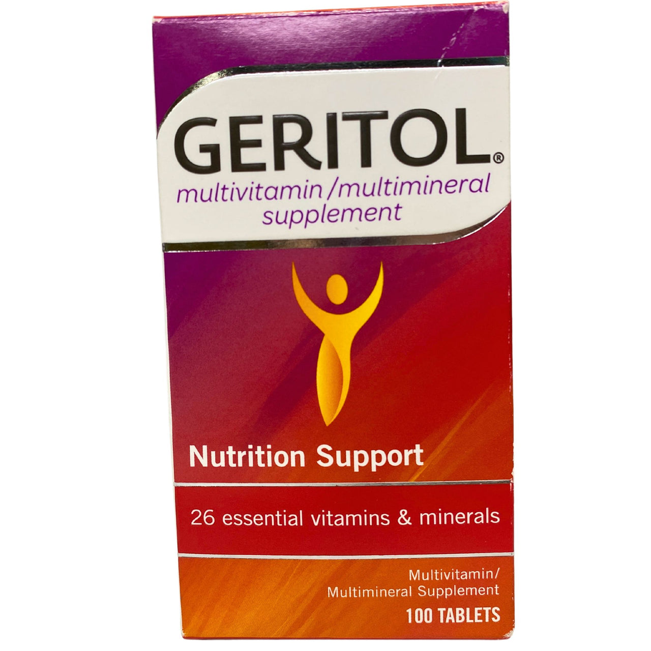 Geritol Multivitamin/Multimineral Supplement Nutrition Support 