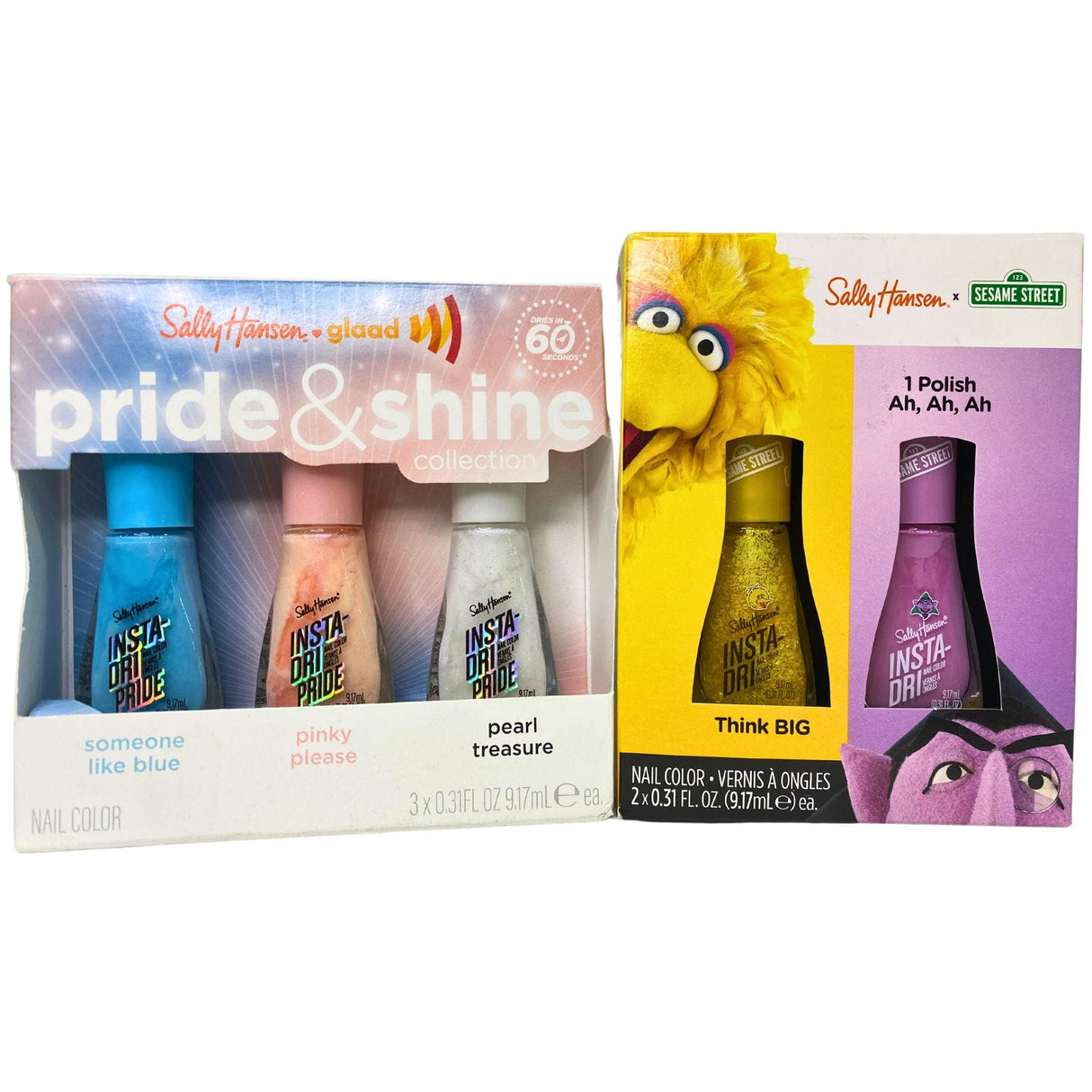 Sally Hansen X Sesame Street & Sally Hansen X Glaad  Nail Color Sets 