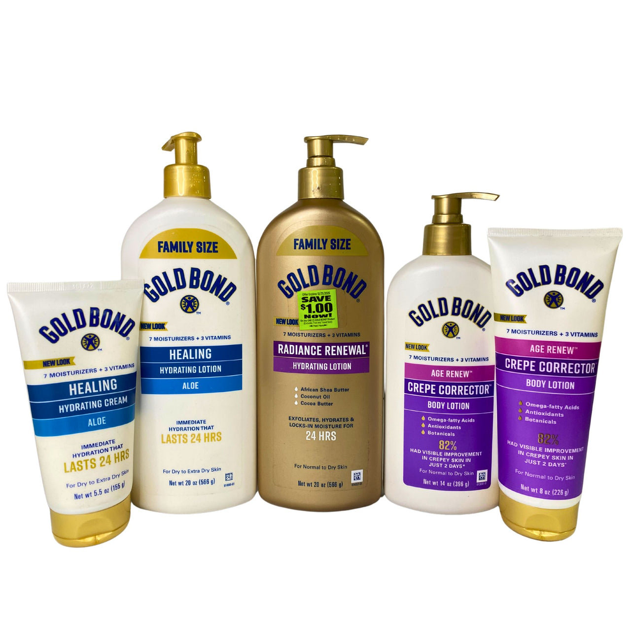 Gold Bond Lotion Mix Assorted Sizes