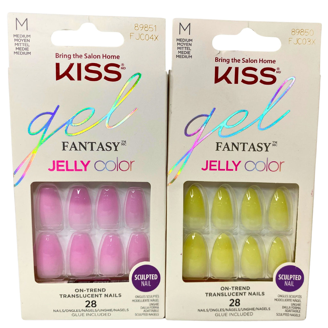 Kiss Fantasy Jelly Color On Trend Translucent Nails 