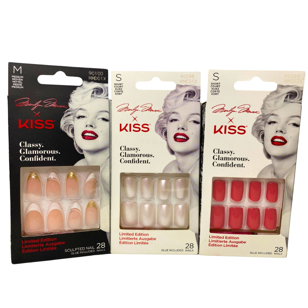 Marilyn Monroe X KISS Nails Limited Edition Assortde Styles & Lengths