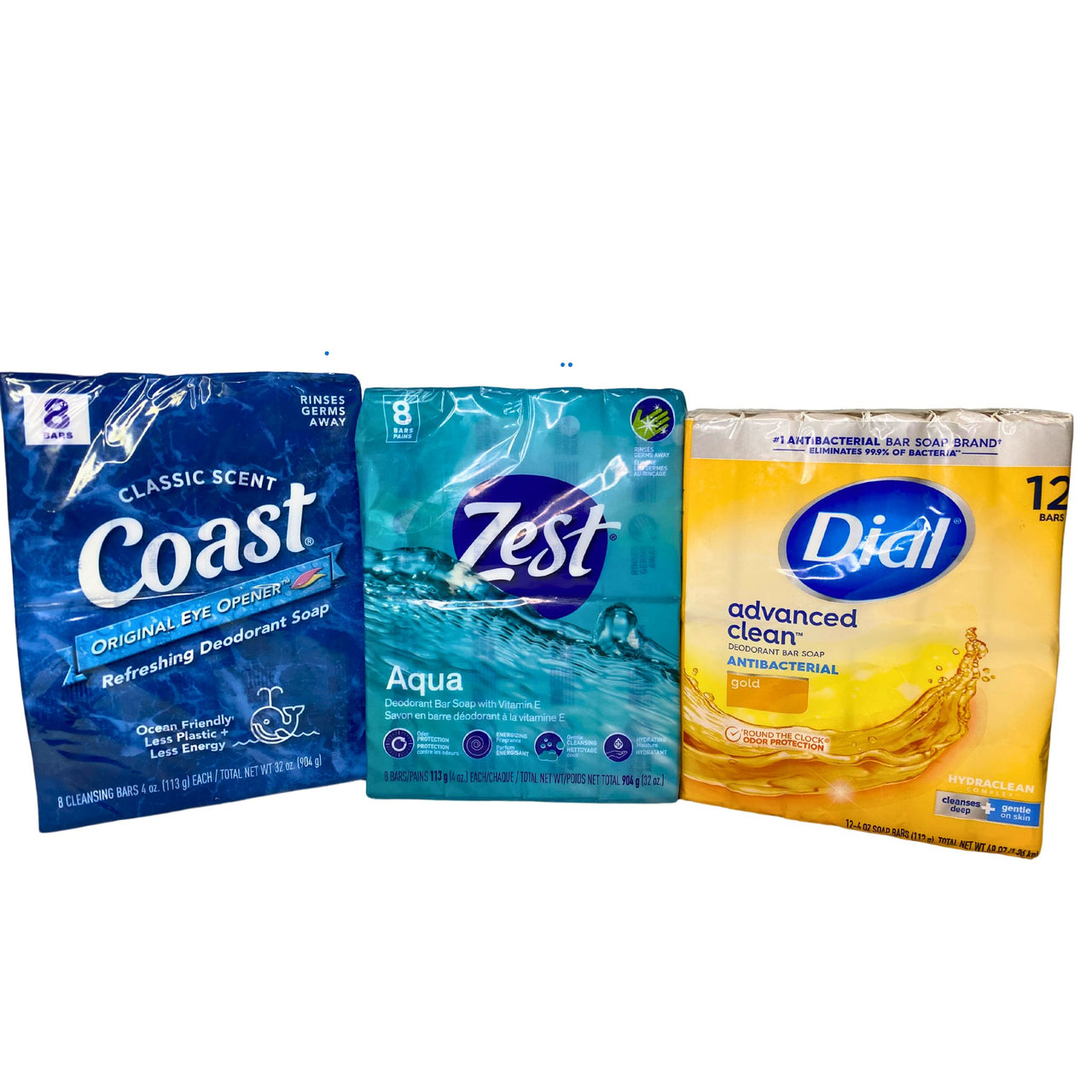 Bar Soap Mix Brands like Dove , Zest & Dial 