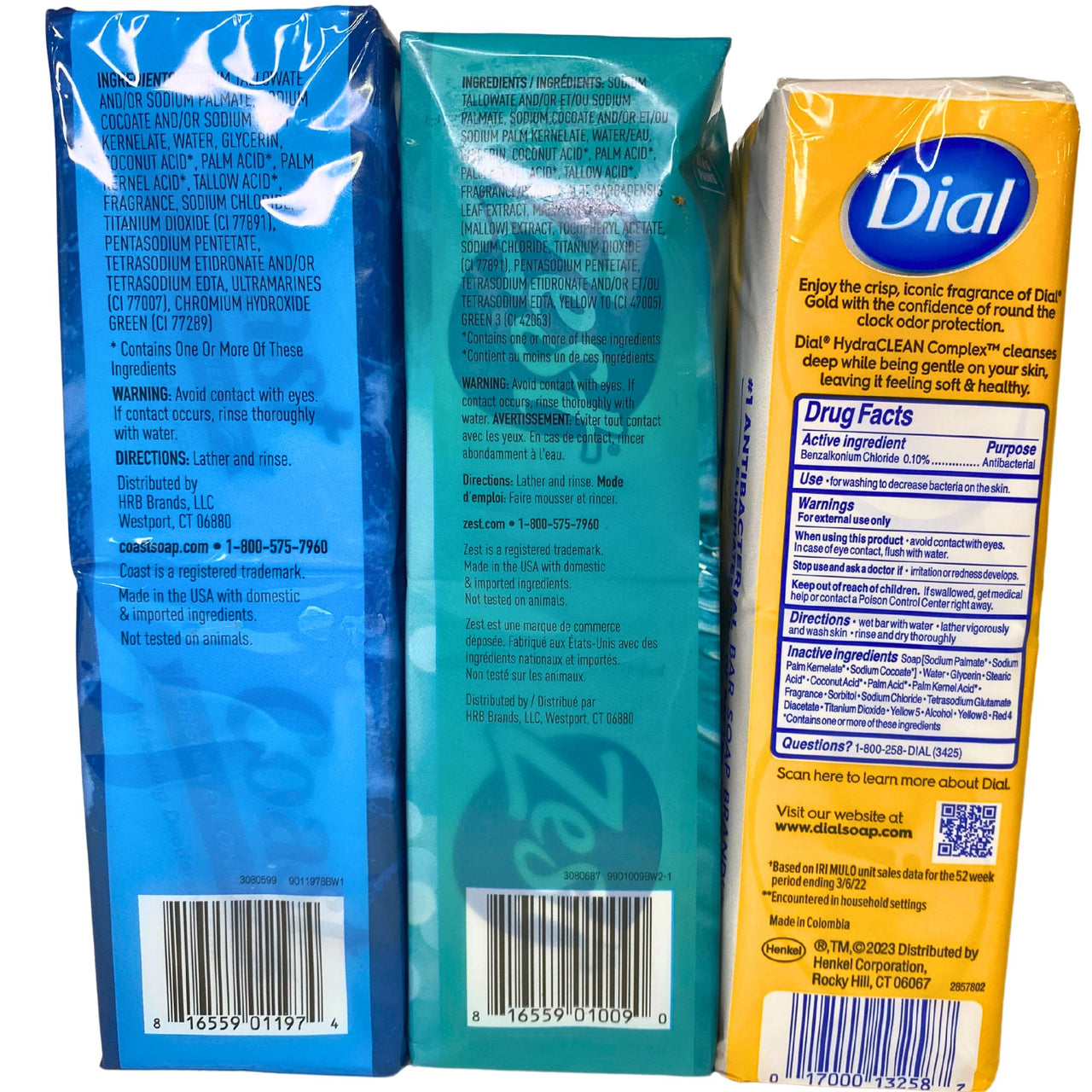 Bar Soap Mix Brands like Dove , Zest & Dial 