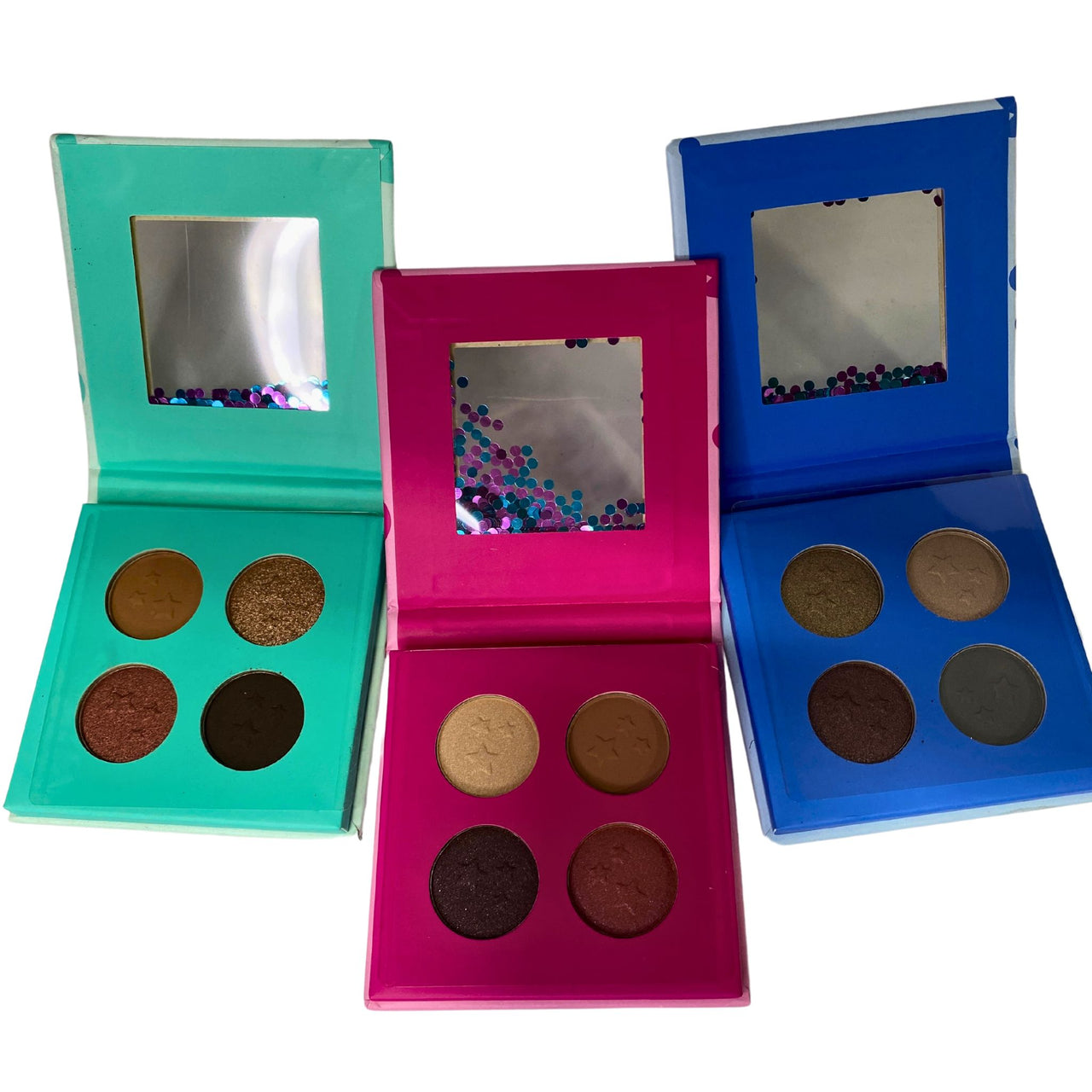 Poparazzi Mix Includes Eye Shadow Palettes , Mini Nail Files 3 Pack & Glitter Eye Brushes