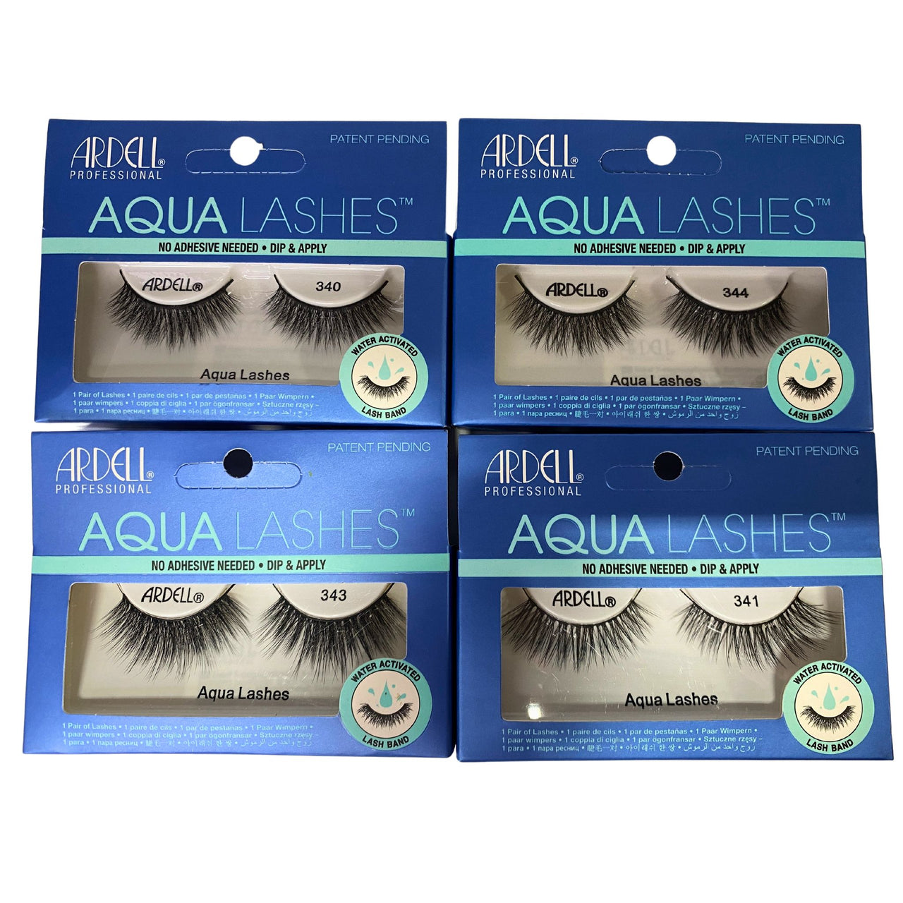 Aqua Lashes Ardell Mix No Adhesive Needed Dip & Apply 