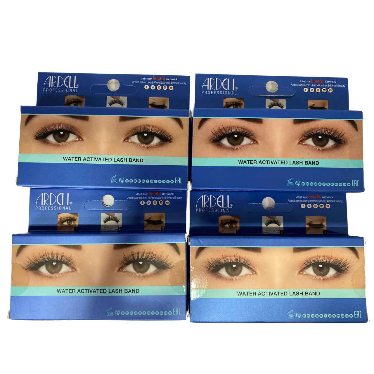 Aqua Lashes Ardell Mix No Adhesive Needed Dip & Apply 