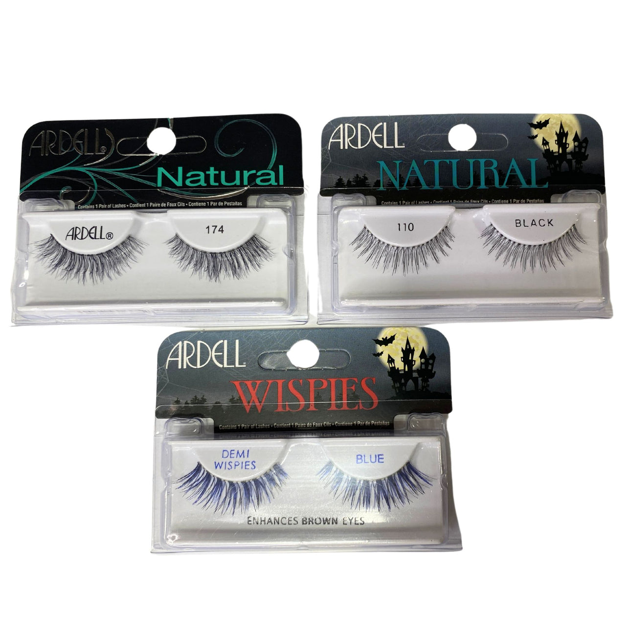 Ardell 1 pair , 3 step easy application Assorted Lashes Mix