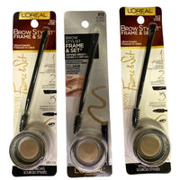 Thumbnail for L'Oreal Paris Brow Stylist Frame & Set Defined Brow Cream Pomade 