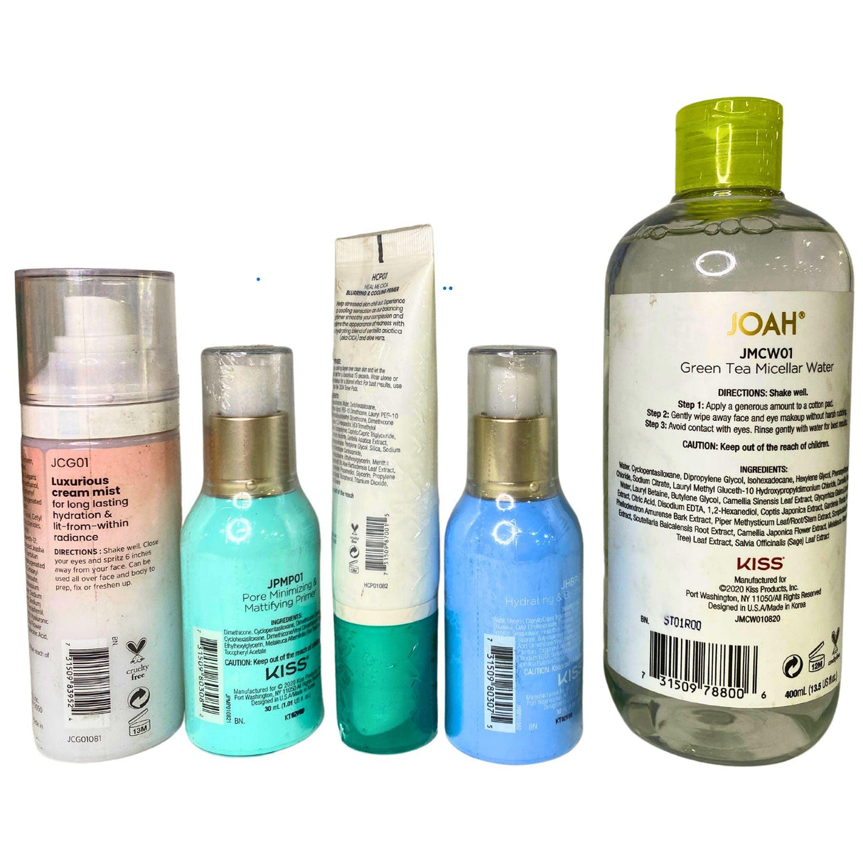 Joah Mix includes Primers , Skin Mist & Micellar Water