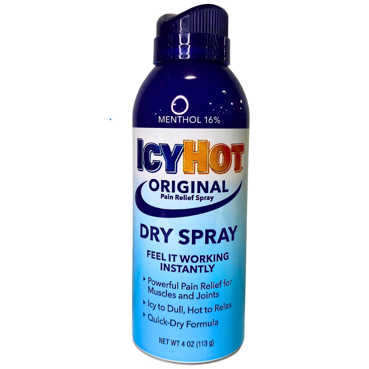 Icy Hot Original Pain Relief Spray Dry Spray Feel It Working Instantly 