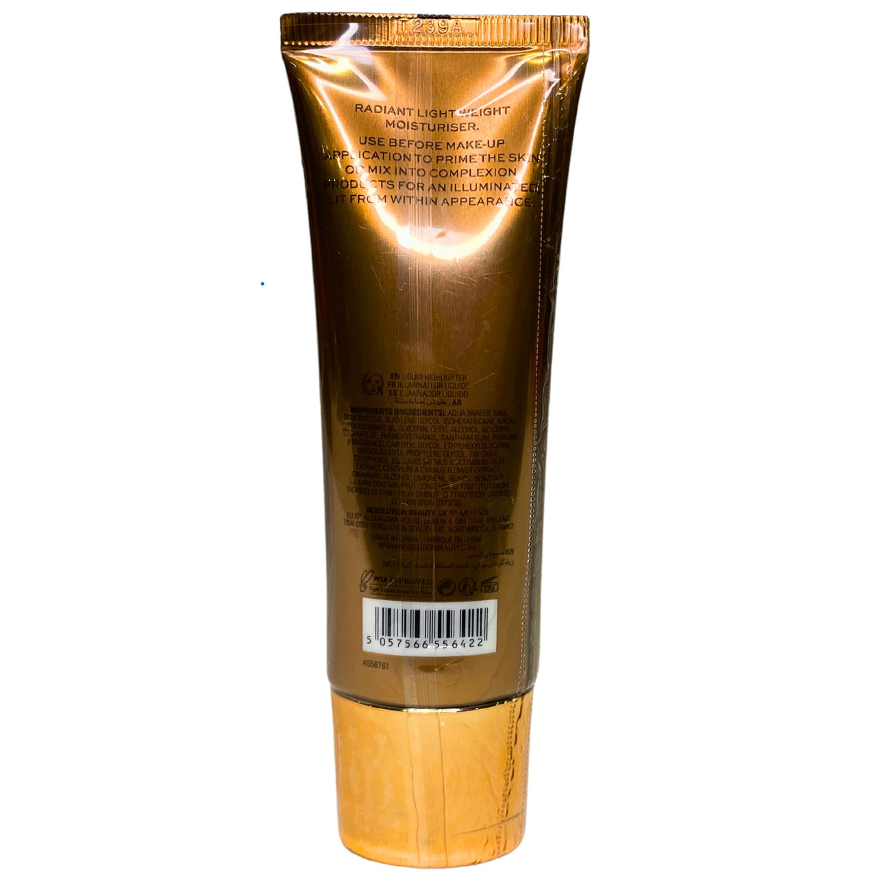 Revolution Glow Beam Light Strobe Cream Bronze 1.01OZ Radiant Light Weight Moisturiser