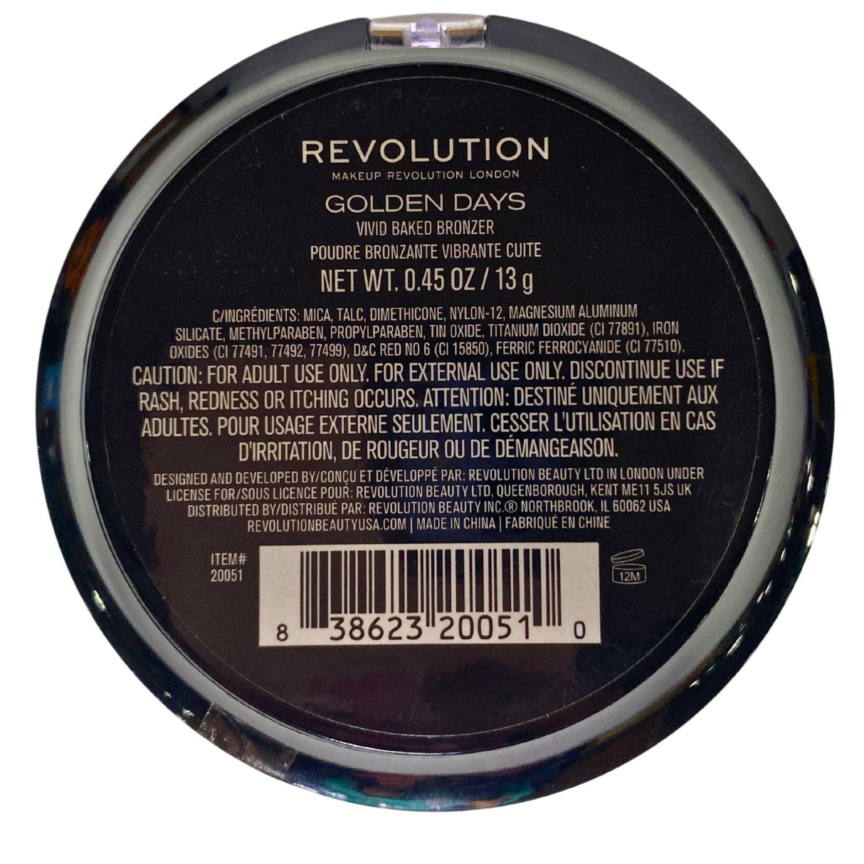 Revolution Vivid Baked Bronzer Golden Days