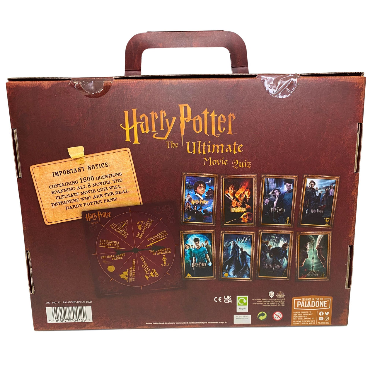 Harry Potter The Ultimate Movie Quiz 400X Cards , 1X Spinner