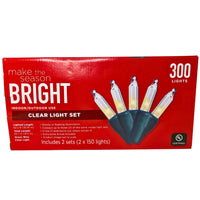 Thumbnail for Make The Season Bright Clear Light Set 300 Lights 2X150 lights