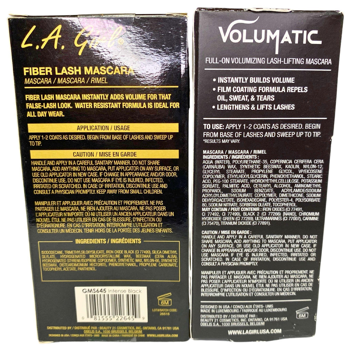 LA Girl Volumatic & Fiber Mascara