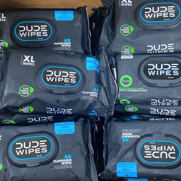 Dude Wipes XL Wipes Fragrance Free