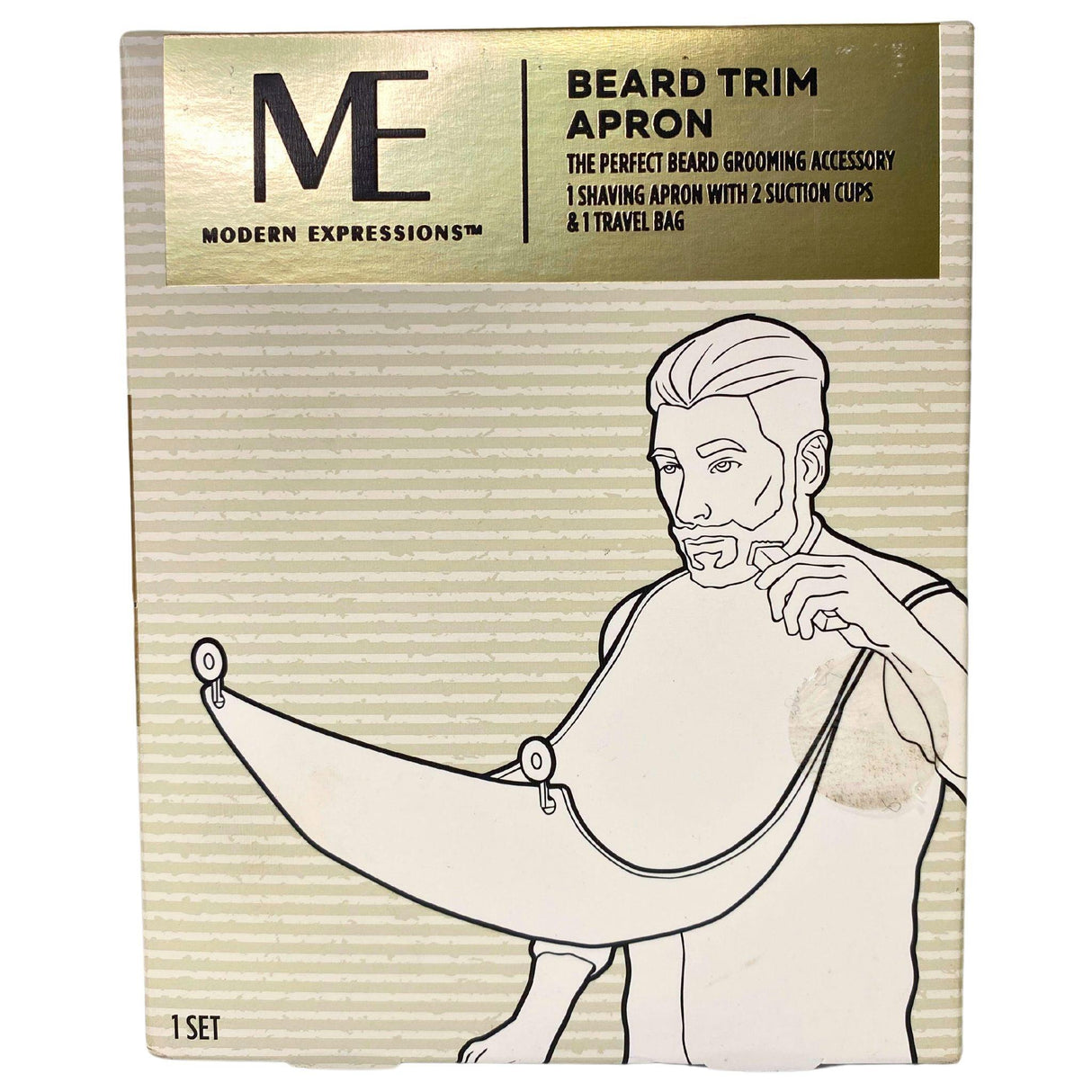 ME Modern Expressions Beard Trim Apron The Perfect Beard Grooming