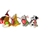 Make The Season Bright Plush Animal With Sound Ages 3+ Assorted Puppies