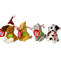 Thumbnail for Make The Season Bright Plush Animal With Sound Ages 3+ Assorted Puppies