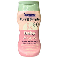 Thumbnail for Coppertone Zinc Oxide Sunscreen Pure & Simple Baby SPF 50