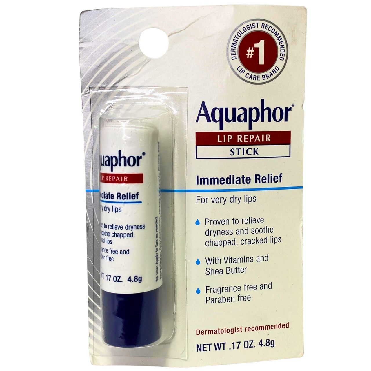 Aquaphor Lip Repair Stick Immediate Relief for very dry Lips