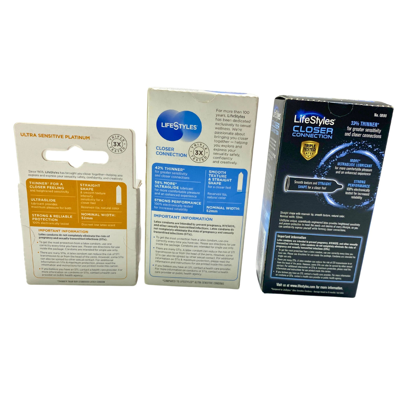 Lifestyles Natural Rubber Latex Condoms